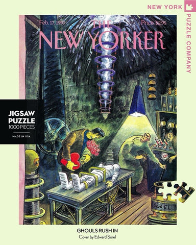 The New Yorker 1000 Piece Jigsaw Puzzle - Ghouls Rush In