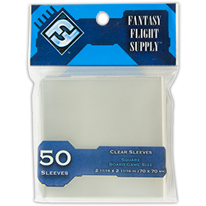 FFG Sleeves - Square Card Sleeves Clear