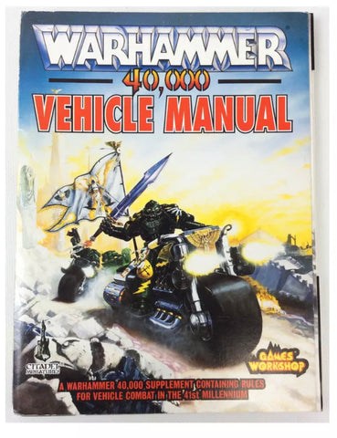 Warhammer 40k Vehicle Manual - Vintage 1992