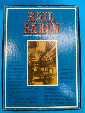 Rail Baron - Vintage Avalon Hill 1977