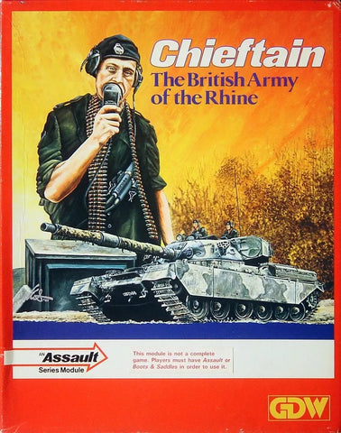 Assault Series - Chieftain The British Army Rhine GDW Vintage Mint