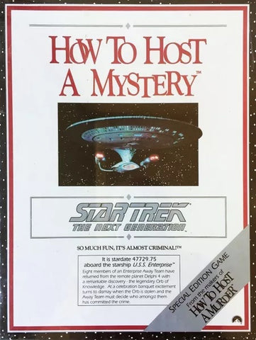 How to Host a Mystery - Vintage 1989