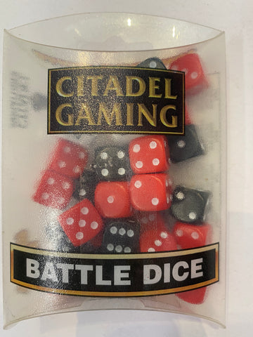 Citadel Gaming Battle Dice - Vintage 2001 Games Workshop