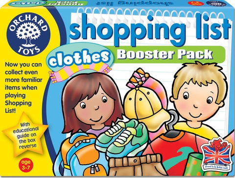 Shopping List Booster Pack - Clothes