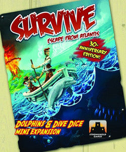 Survive: Escape From Atlantis! - Dolphins & Dive Dice Mini-Expansion