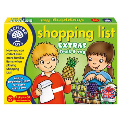 Shopping List Booster Pack - Fruit and Veg