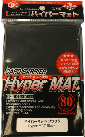 KMC Hyper Mat Sleeves - Black