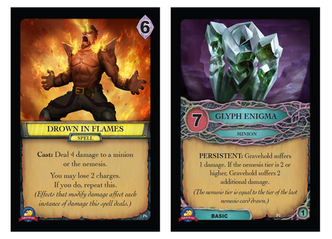 Aeon's End:  Promos – Drown in Flames / Glyph Enigma