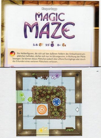 Magic Maze Promo 2017 - English Rules Included