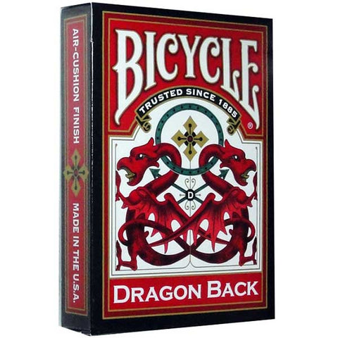 Bicycle Dragon Back Red Playing Cards